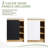 24 inch Freestanding Single Bathroom Vanity with Ceramic Top
