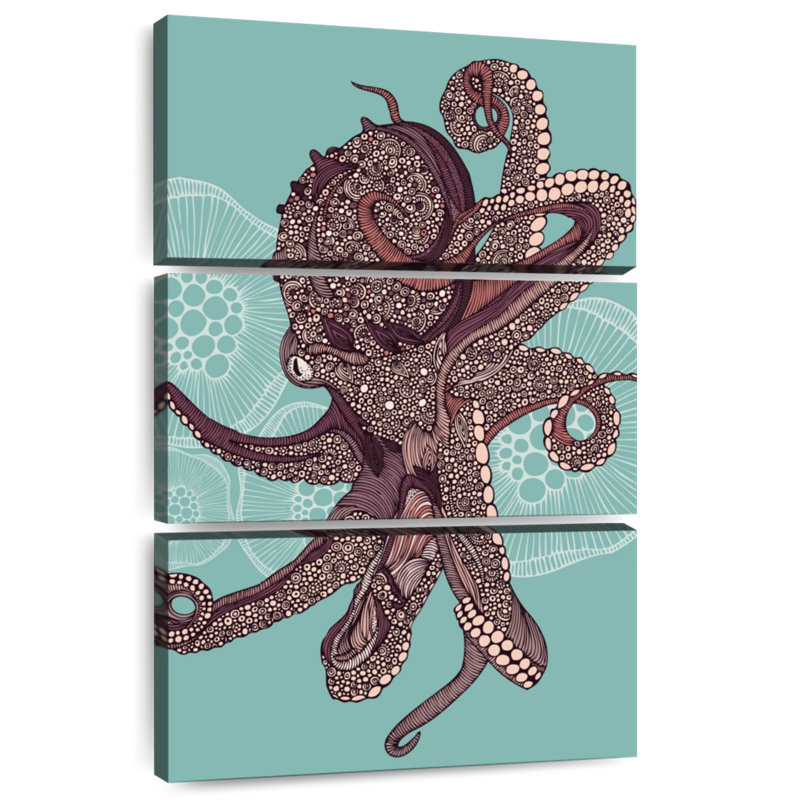 Brampt Octopus Bloom, 38" H x 24" W