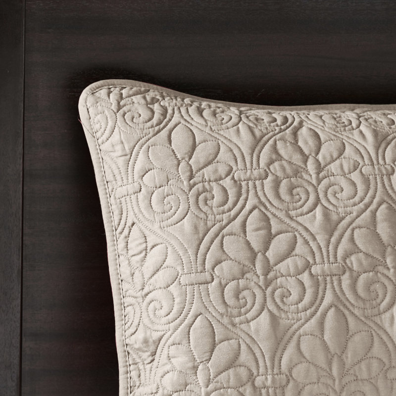 Couvre-lit réversible kaki très grand - Coton doux prélavé, attrait très élégant, surdimensionné pour une apparence impeccable, 2 taies décoratives incluses à l'intérieur du drapé Allure