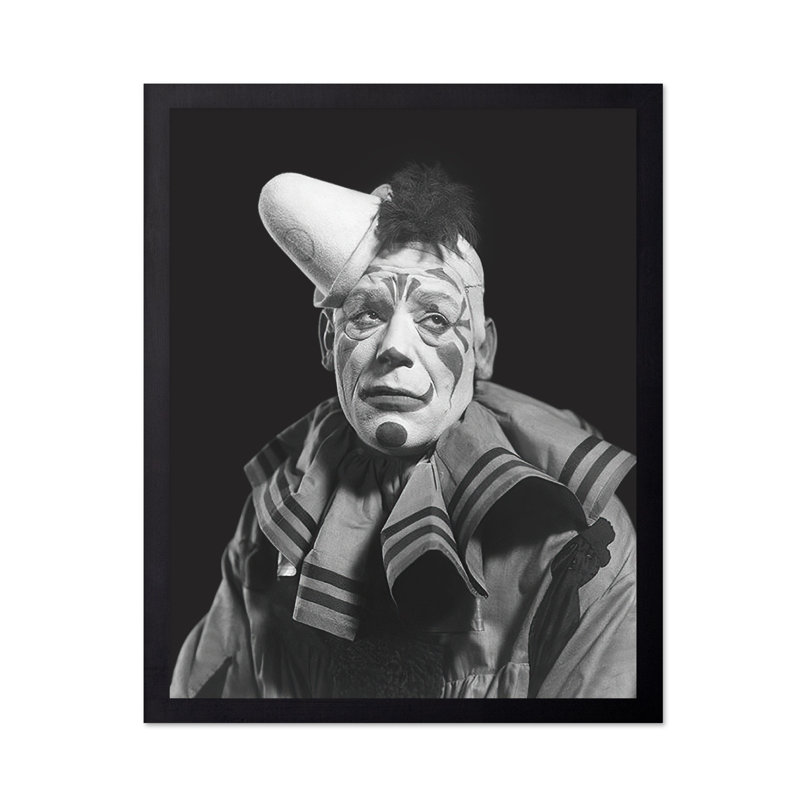Clown effrayant, Sans cadre, Affiche, H 08 po x l 10 po