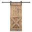 Porte de grange à panneaux et en bois avec quincaillerie d'installation-87953018-87953026-87953085