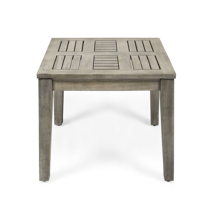Wood Side Table In Grey, Fits Small Spaces, Transitional Style, 20"x20"x16.01", 30lbs Weight Grey Table, Design For Yard, 20x20x16.01, Max Capacity