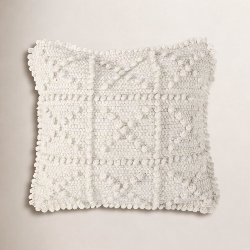 Beckett Geometric Reversible Pillow Cover, 18" x 18"
