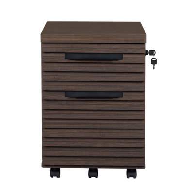 Mobile Pedestal, Brown