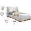 Lit en tissu Earley Boucle-88523746