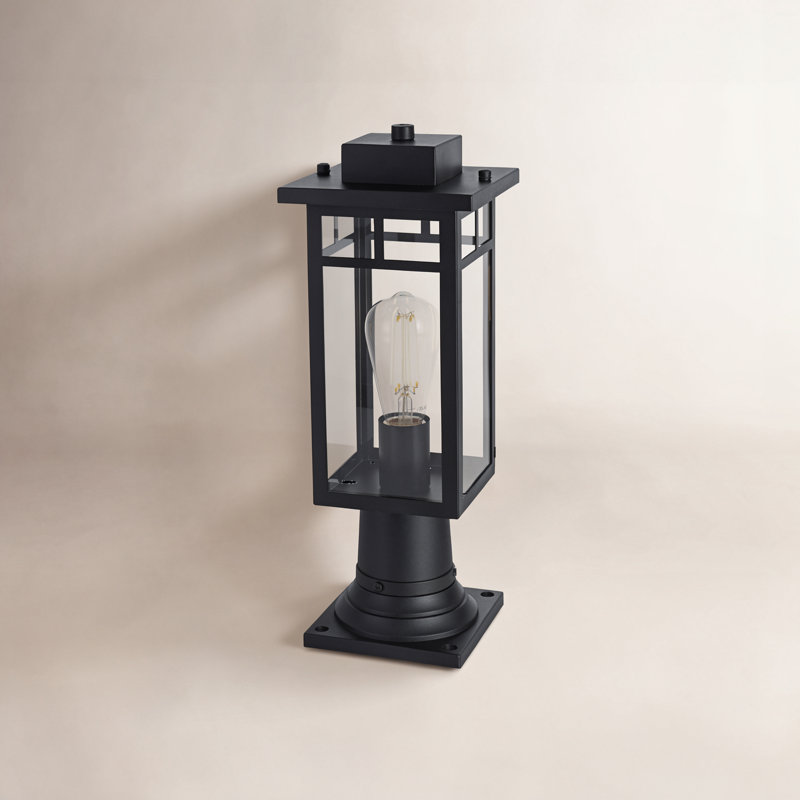 Moravian 6.5 Inch Outdoor Post Light in Black