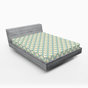 Moutarde, bleu, turquoise / ikat
