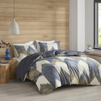 Alpine Printed Cotton Duvet Cover Set