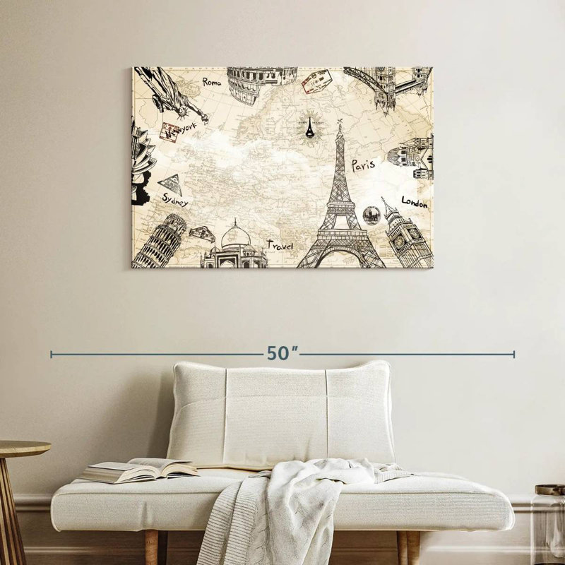 Senne Travel World Adventure, H 26 po x l 39 po