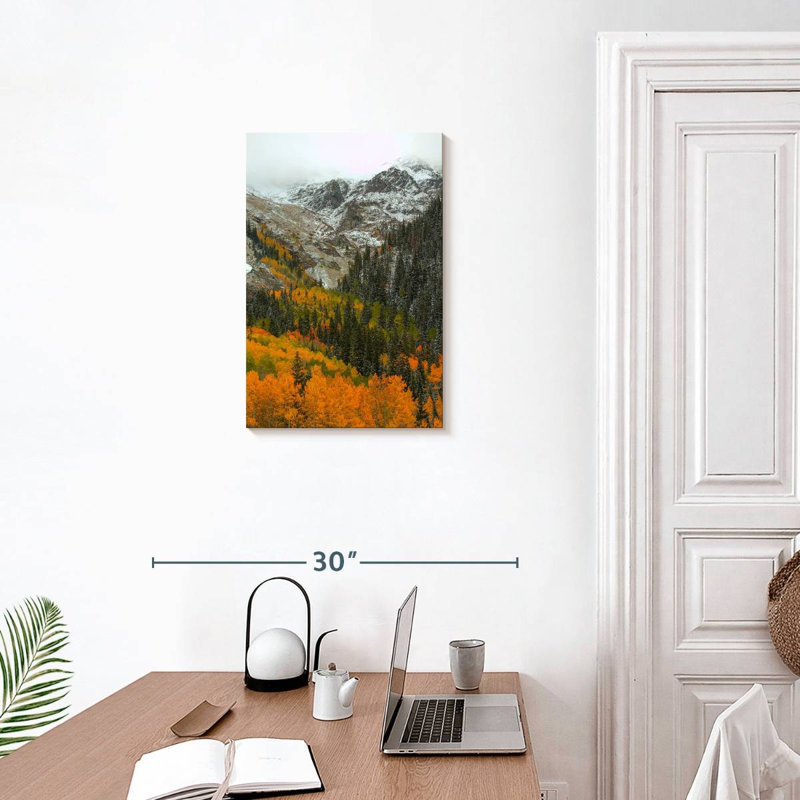 Aime Orange Flames, 24" H x 16" W