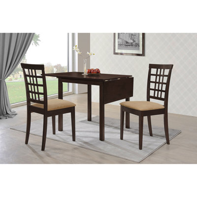 Vanetta Cappuccino 3-Piece Dining Set