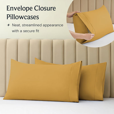 Ensemble de draps en microfibre ultra doux - Ensemble de 6 pièces - Résistant au froissement - Draps rafraîchissants avec poches profondes