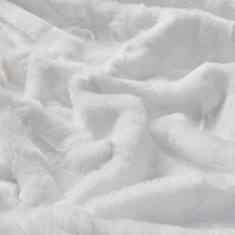 Jeté luxueux en polyester surdimensionné pour une décoration glamour
