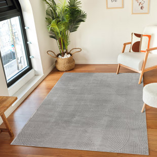 Michoel In- & Outdoor Scandi Modern Boho Grey Area Rug