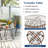 Zulema Round 2 - Person 20" Long Bistro Set with Cushions