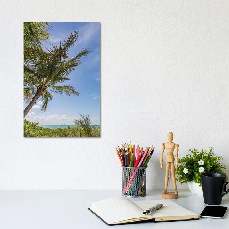 Ocean Breeze 1 Piece Wrapped Canvas Wall Art, 20.32 cm H x 30.48 cm W