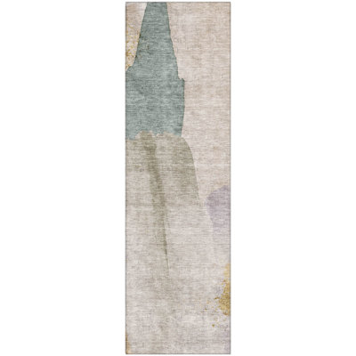 Premium Machine Washable Mouton Abstract Rug