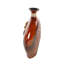 Vase en polystone avec détails en relief