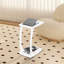 C-Shaped Side Table With Wheels 18.11(W)*13.78(D)*24.8(H)INCH-156165045