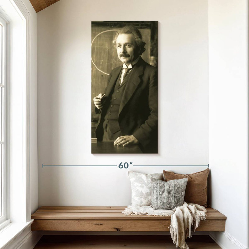 Genius Minded Einstein, 48" H x 24" W