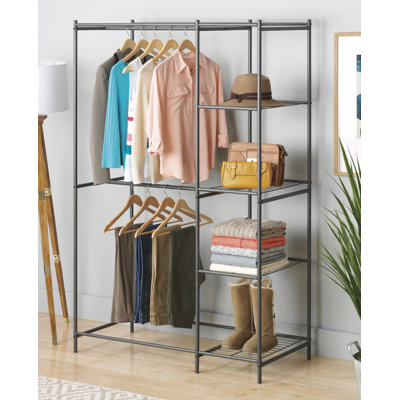 Ishraq 45.375'' Metal Clothing Rack