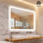 Miroir de salle de bain mural Naliyah Luxora-2032022172