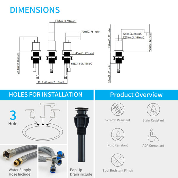 Dimensions du produit