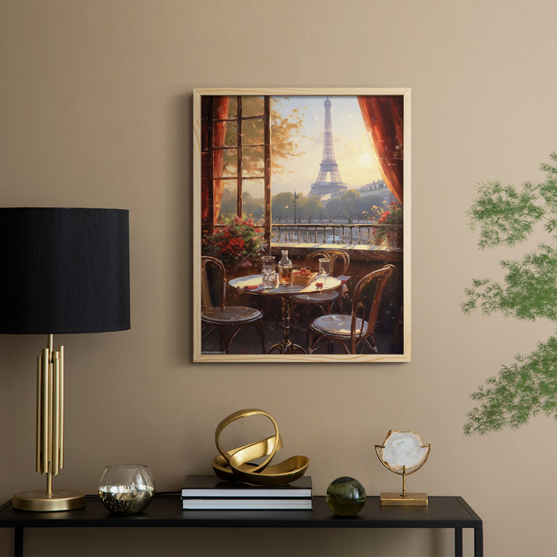 LANDSCAPES Series CECXVII, reproduction encadrée - bois massif, Naturel, H 30 po x l 24 po