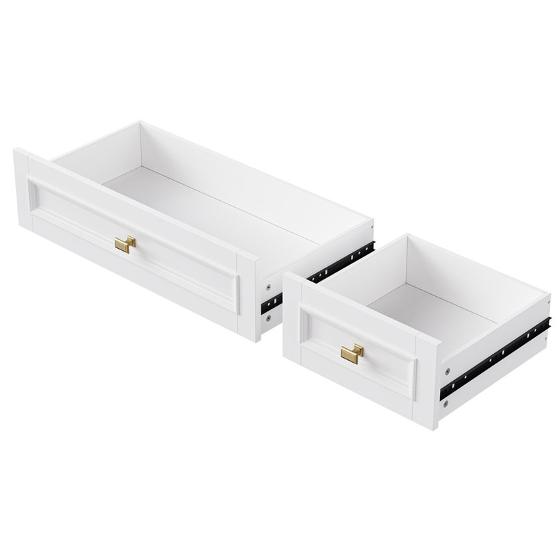 Îlot de cuisine 52 po K&K, White