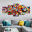 " Ethiopian Wicker Baskets " 5 - Pieces-92833525