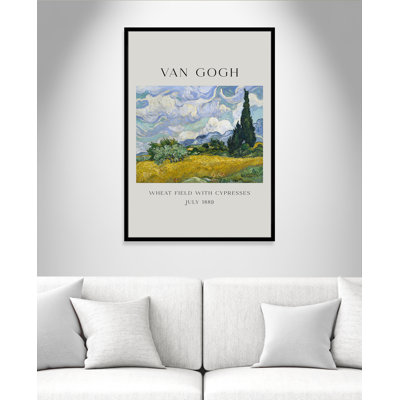 Collection «Old Fields with Cypresses» par Vincent Van Gogh