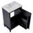 Modern Small Bathroom Vanity Cabinet With Ceramic Basin-1150876368
