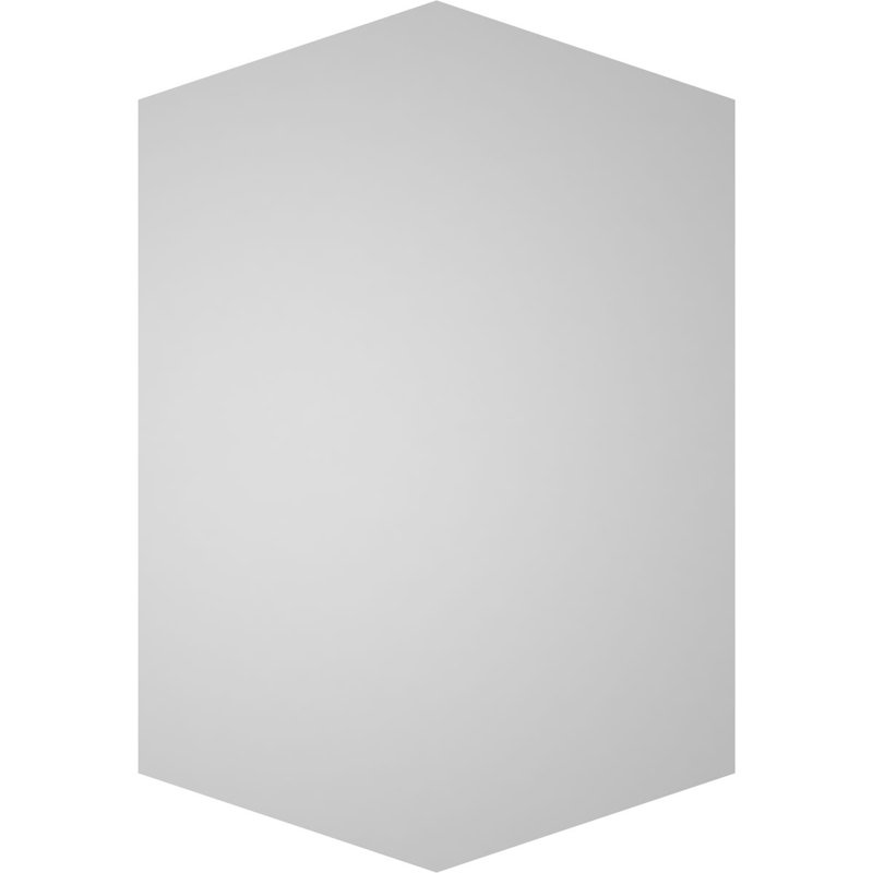 Vertical Peaked Surface Mount Signature Urethane Non-Functional Gable Vent 4/12 Pitch Primed Tan, 1.5" H x 26" W x 38" L