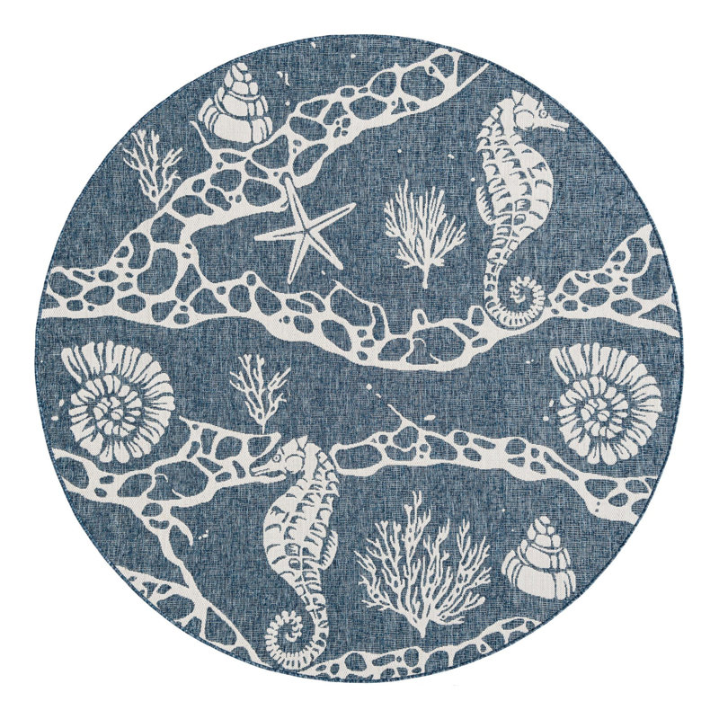 Angelys Area Rug, Round 7'10"
