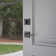 La Jolla Handleset with Single Cylinder Deadbolt and Contemporary Door Lever and Square Rosette