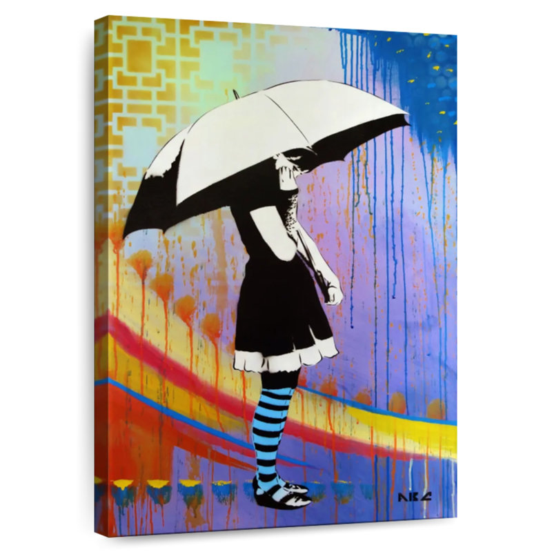 Leisha en attente de la pluie, H 12 po x l 8 po
