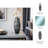 Katrina Grey Swirl Glass Vase-846119300