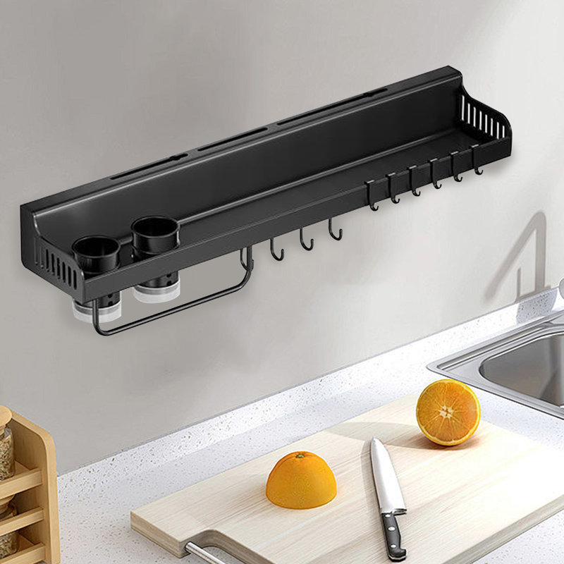 Wall Mounted Required Stainless Steel Spice Rack