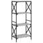 Fontainbleau 132cm H x 35cm W Metal Standard Bookcase-384062115