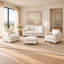 Repose-pieds en cuir Galaxy
