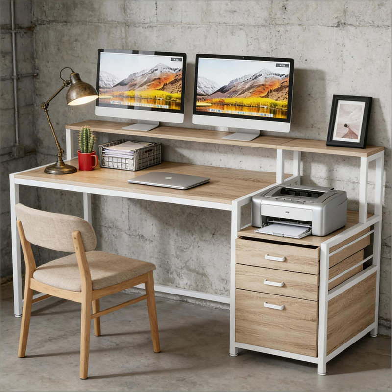Computer Desk with Drawers