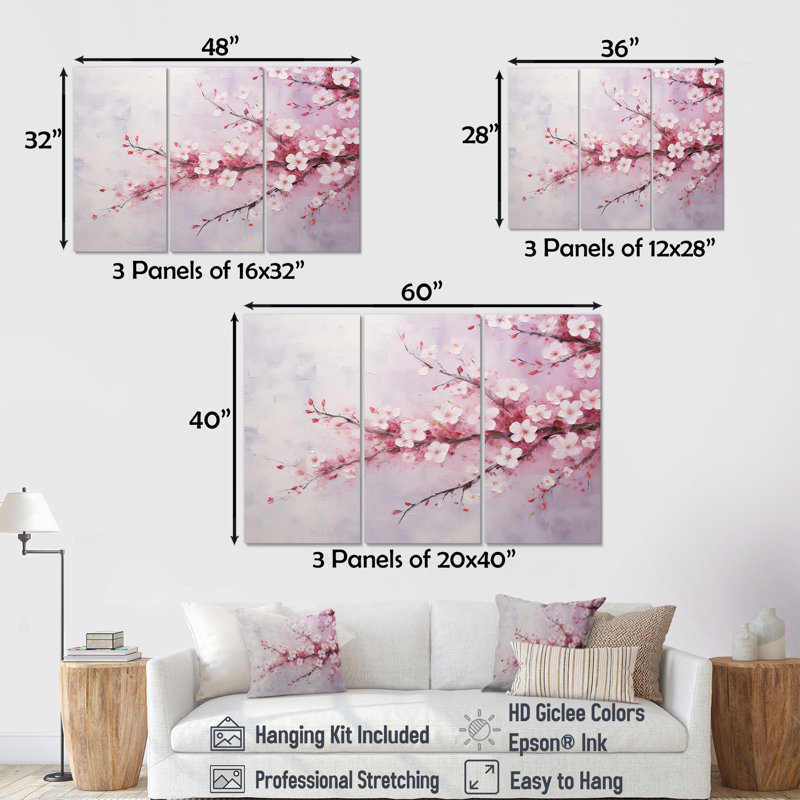 Ensemble de salon Minimalisme, H 28 po x l 36 po x P 1 po, Toile tendue