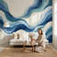 Papier peint abstrait bleu abstrait-1084886348-1084886349