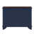 40" Console Table With Customizable Storage Component, Entryway Decor For Living Room. Navy Blue And Brown. Solid Wood Feet. Spacious Design Brown Storage, Room