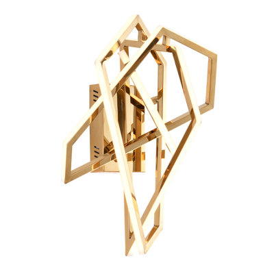 Modern LED Gold Frame Wall Sconce