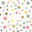 Magic Christmas Snowflakes Christmas Wall Sticker