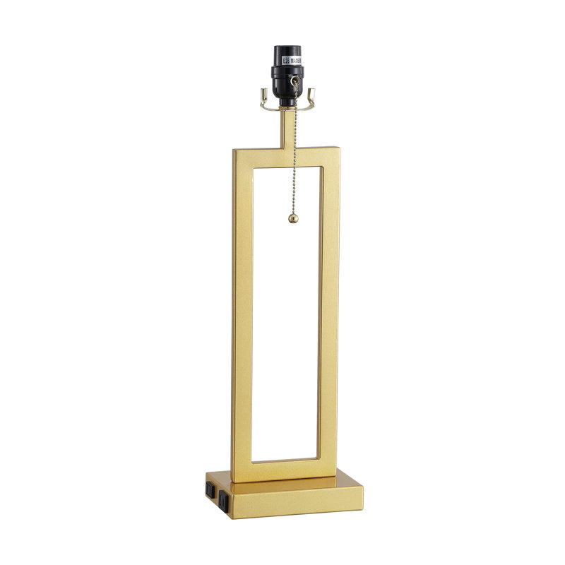 28.5 Gold Metal Single Table Lamp Lase