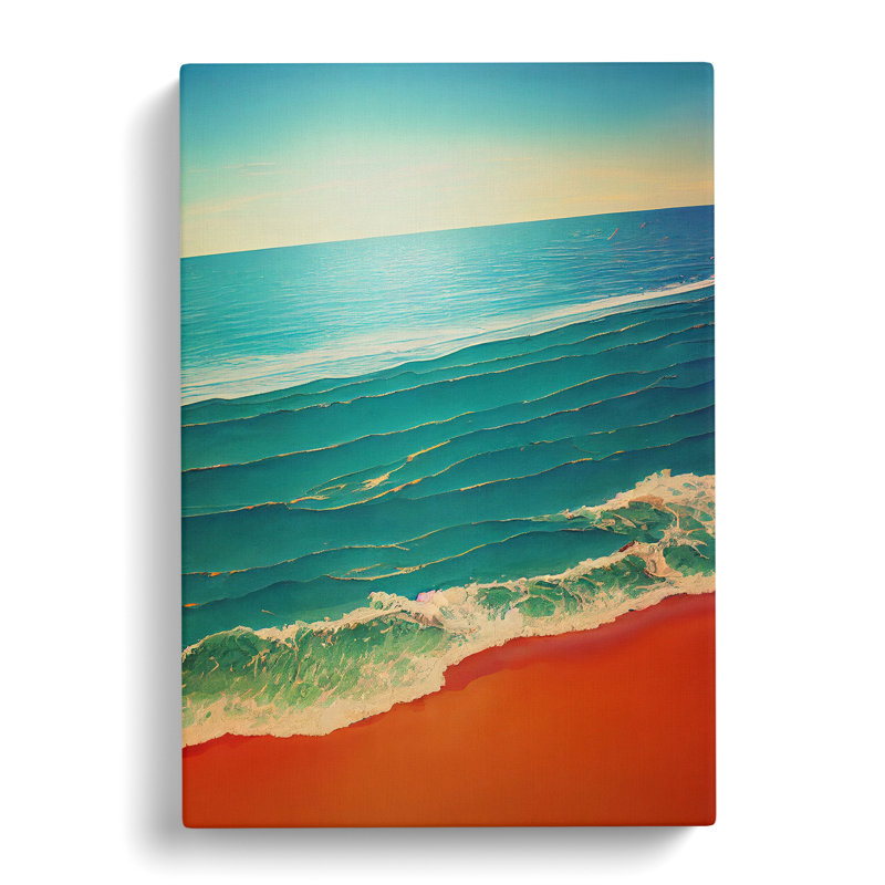 Beach Horizon - Wrapped Canvas, 50cm H x 35cm W x 3cm D