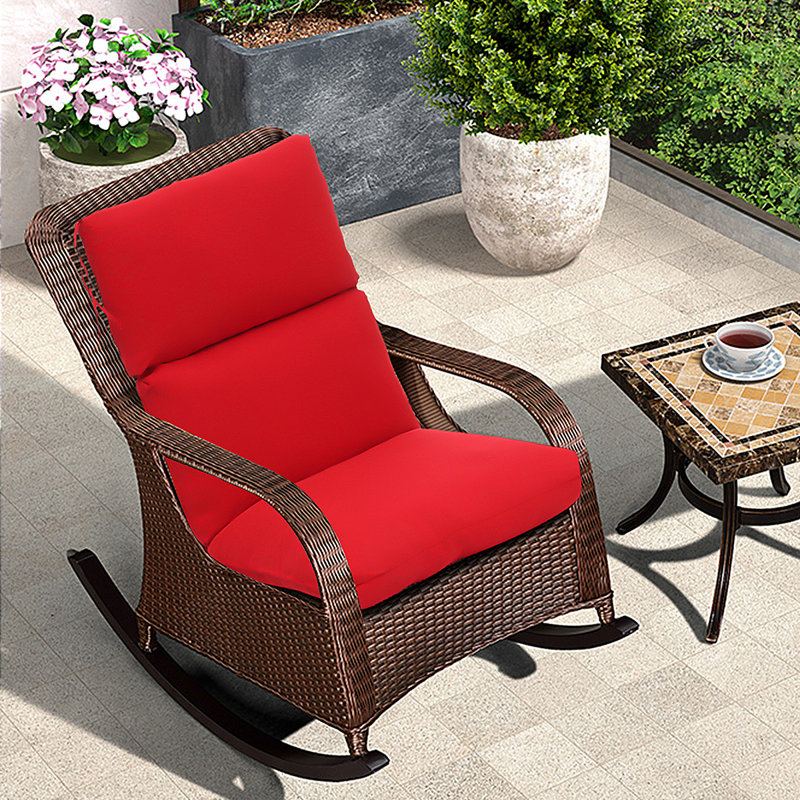 Coussin de siège / dossier d'extérieur, Rouge