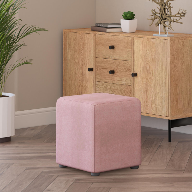 Manufactured Wood Accent Stool, Poz, Candyfloss